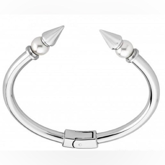 Manner of Vita Fede Spike Pointed Freshwater Pearls Hinge Adjustable Bracelet - Picture 1 of 6